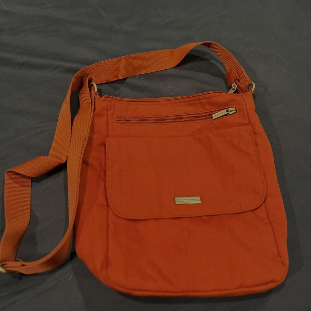 Baggallini Crossbody  Orange Purse Town Nylon